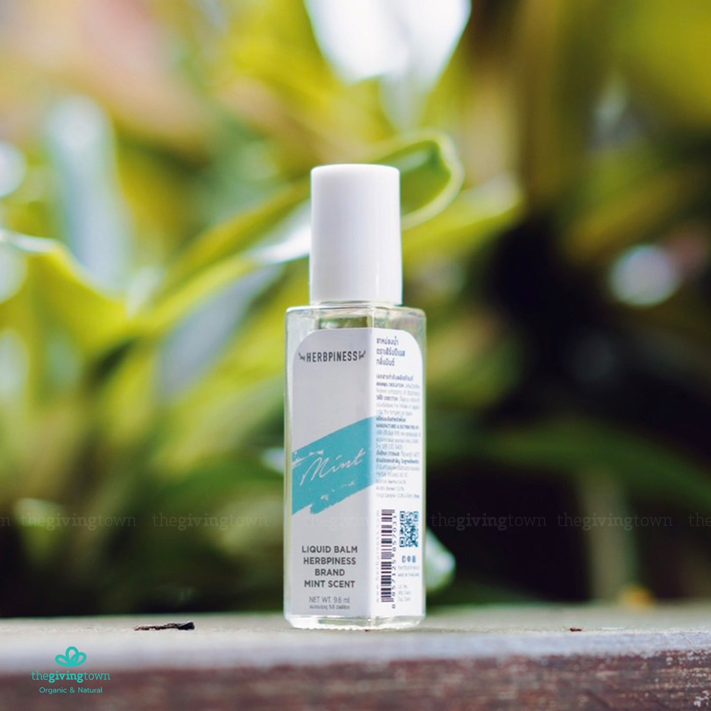 Herbpiness Liquid Balm Roller 9.6ml | Botanical Aroma Relief Oil (Mint / Lemongrass / Lemon / Orange)