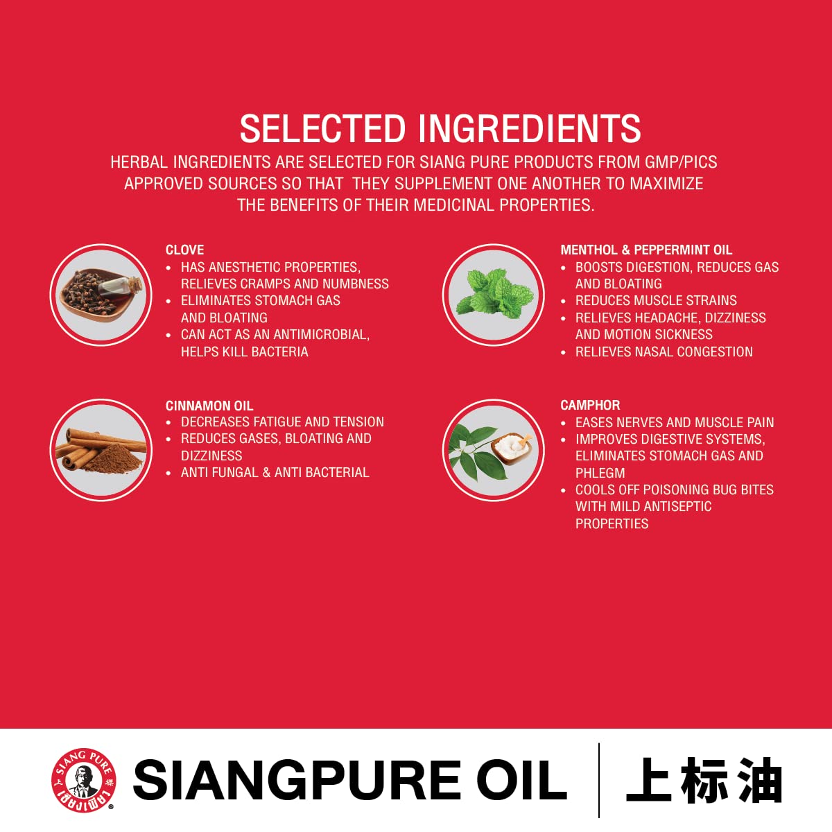 Siang Pure Oil – Herbal Cooling Oil