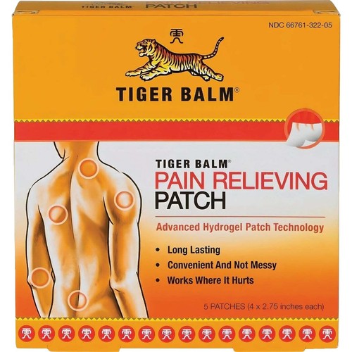 Tiger Balm Herbal Pain Relief Plaster (Warm & Cool)